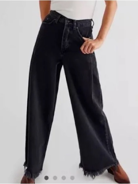 We The Free Denim - Free People We The Free Old West Slouchy Jeans black Sz 25